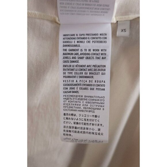 Gucci "He Wears Pink Shoes" Short Sleeve T-Shirt XS Mens Beige Sequin Tee NWT - Picture 15 of 16